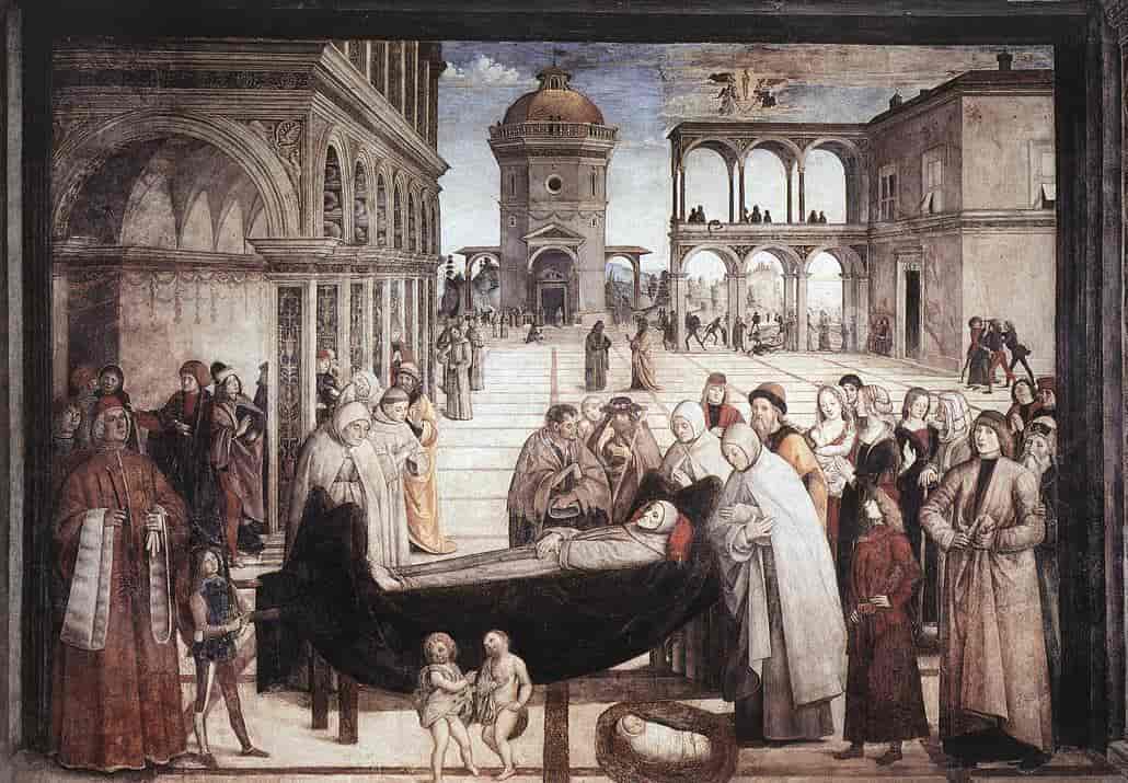 Sankt Bernardinos død