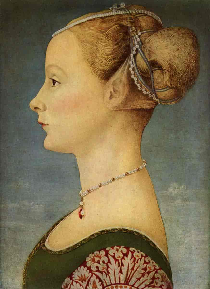 portrett av en ung kvinne