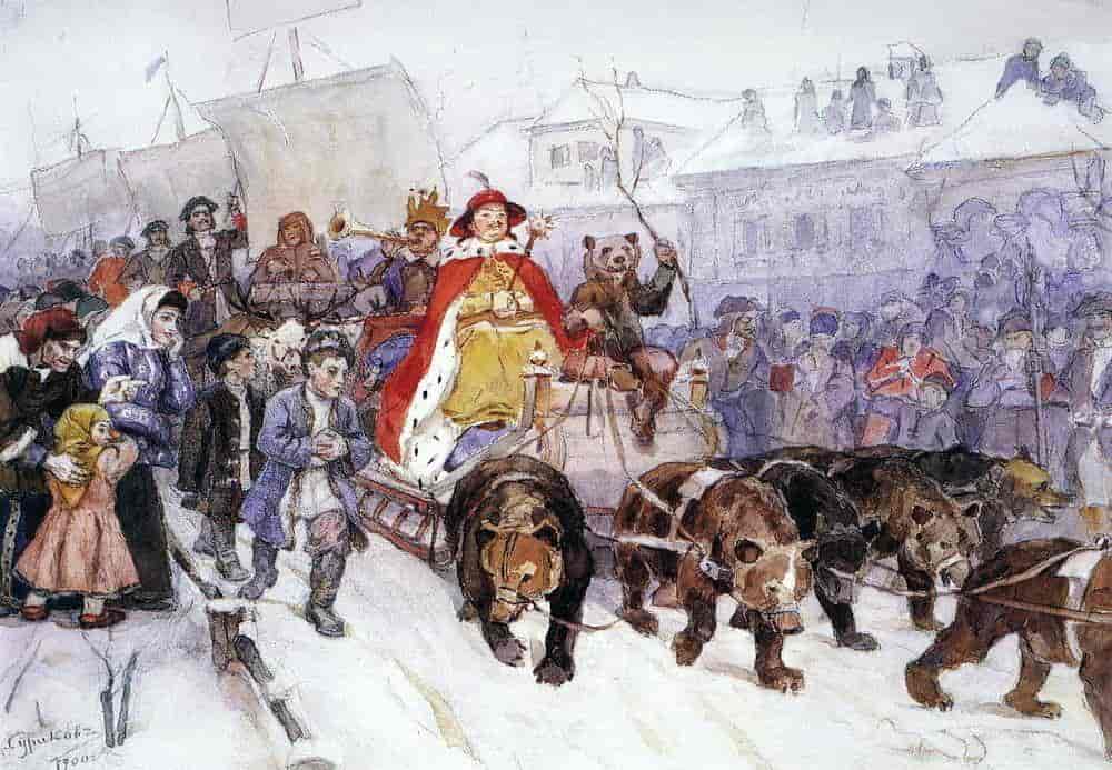 Maskerade i Moskva i 1722