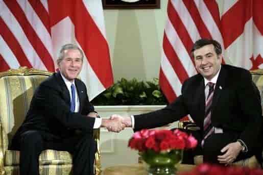 Saakasjvili og Bush