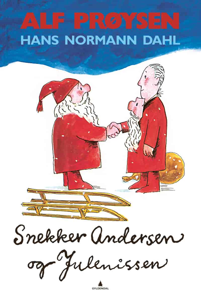 Forside til boka Snekker Andersen og julenissen av Alf Prøysen
