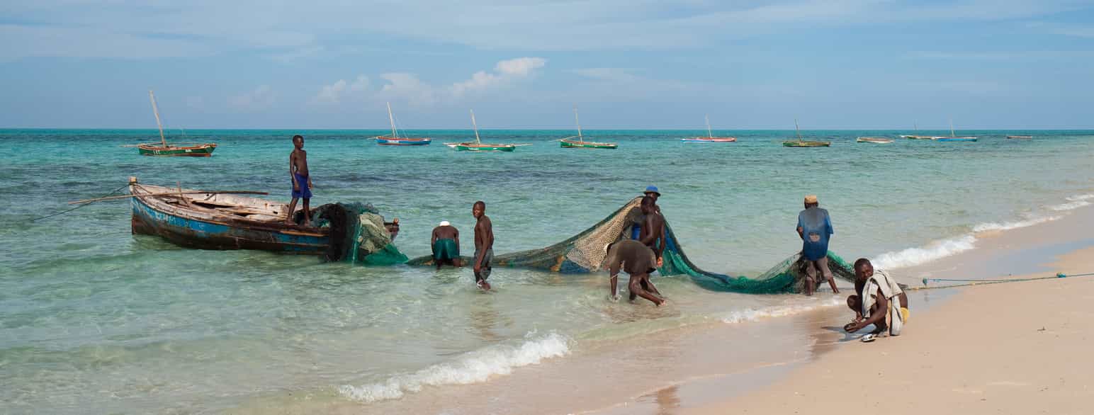 Fiskere i Nampula, Mosambik