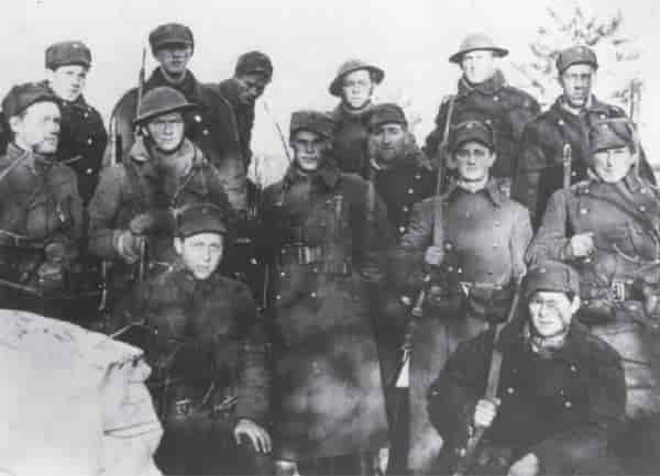 Soldater på Hegra festning, våren 1940
