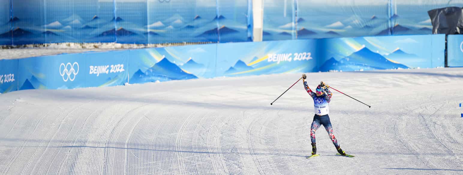 Therese Johaug under vinter-OL i Beijing
