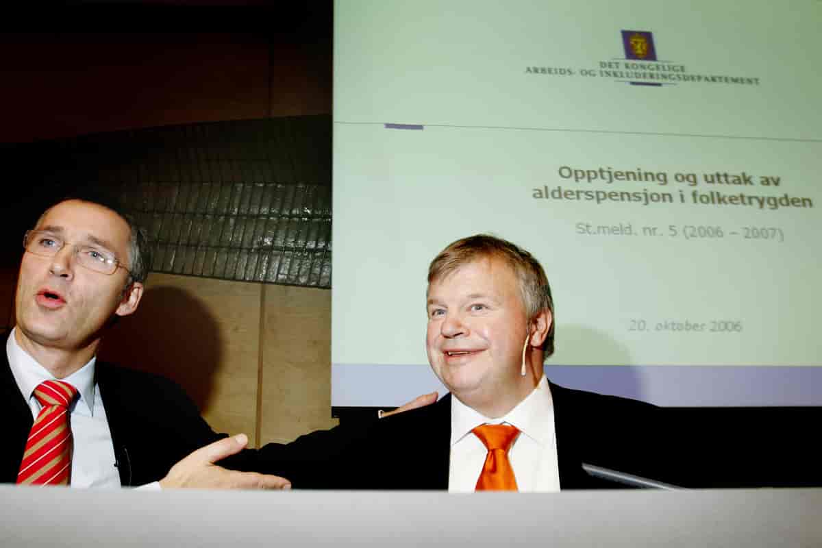 Pensjonsreformen 2006, Stoltenberg og Hansen
