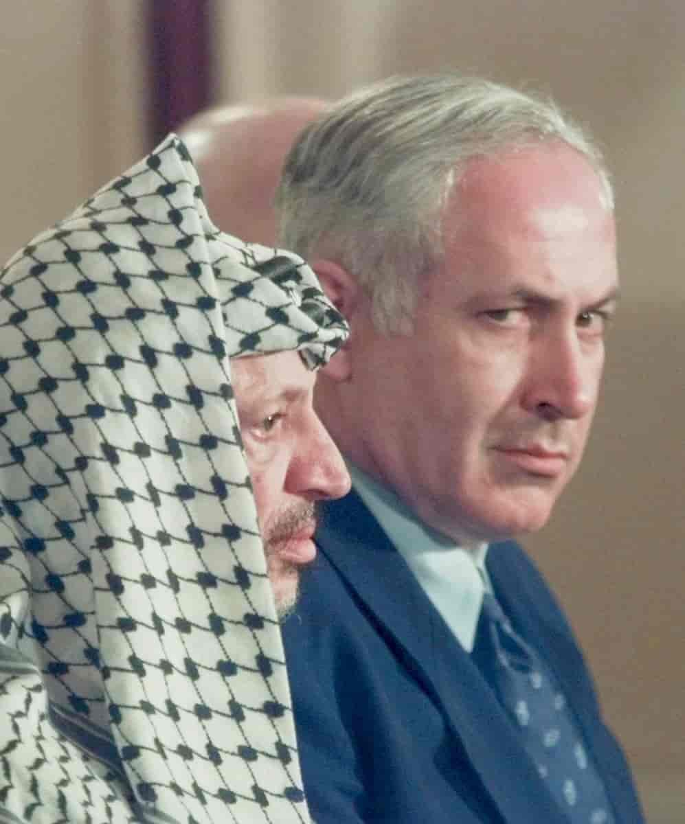 Netanyahu og Arafat