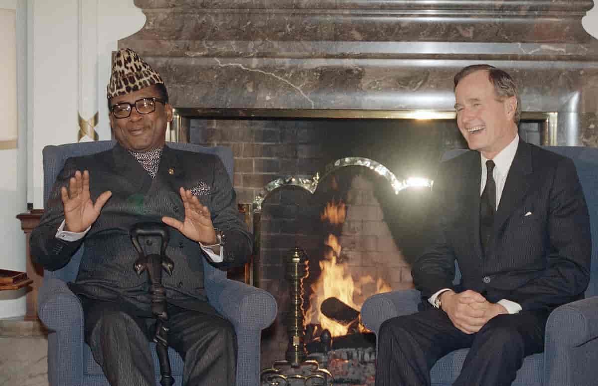 Mobutu og Bush