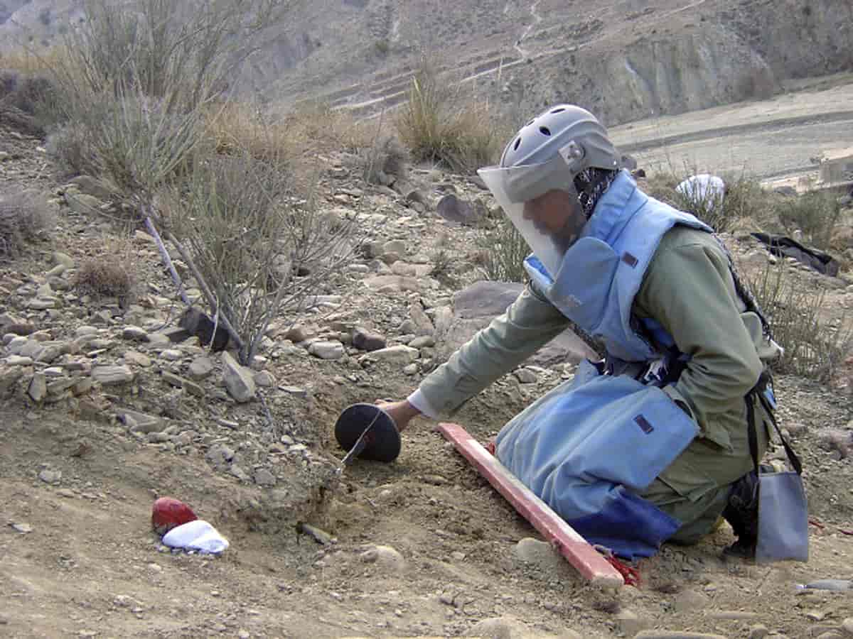 Minerydding, Afghanistan