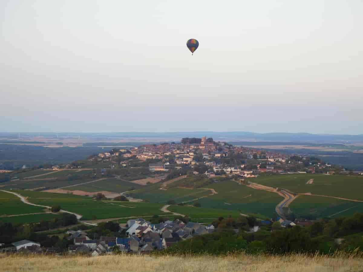 Luftballong over Sancerre