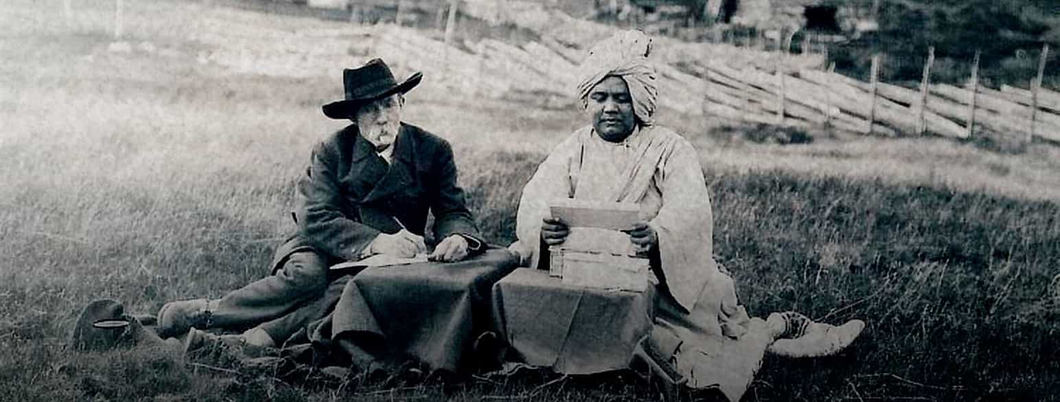 Arne Garborg og Ananda Acharya