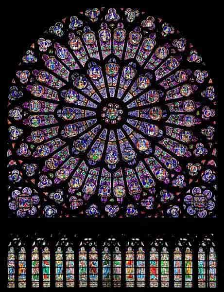 Rosevindu i Notre-Dame i Paris