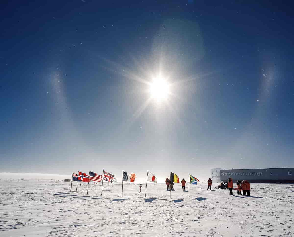 Amundsen-Scott-stasjonen på Sydpolen