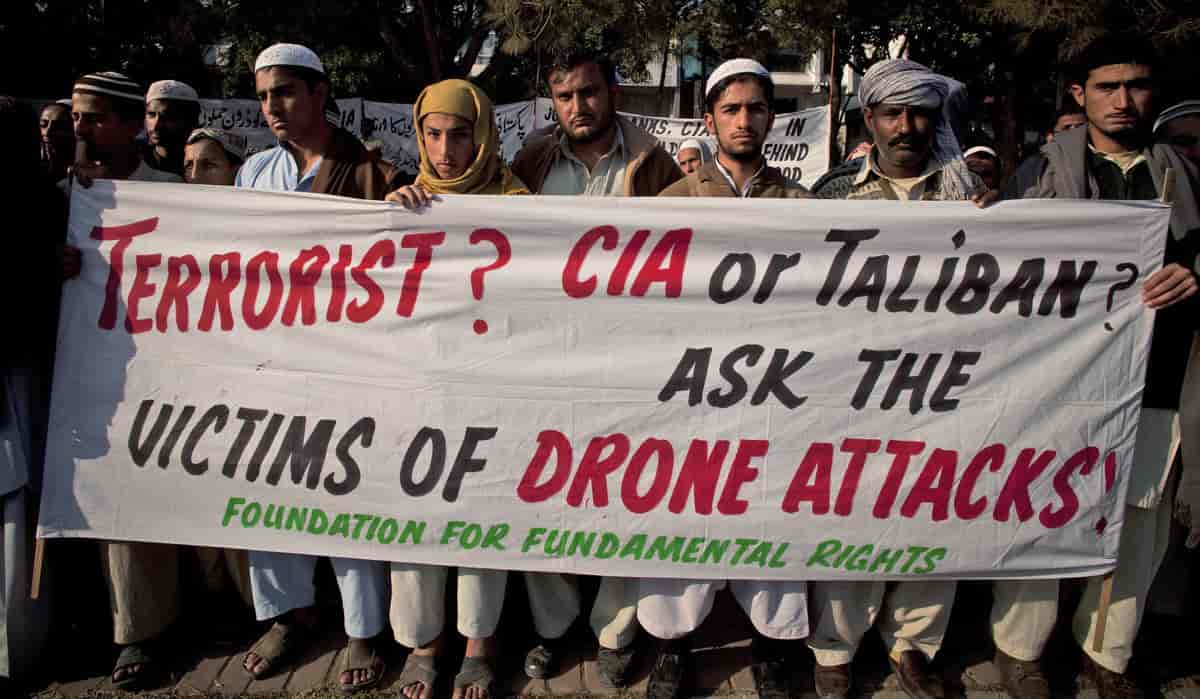 Demonstrasjon mot CIA i Pakistan