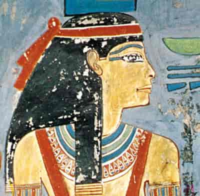 Egyptisk kvinneportrett