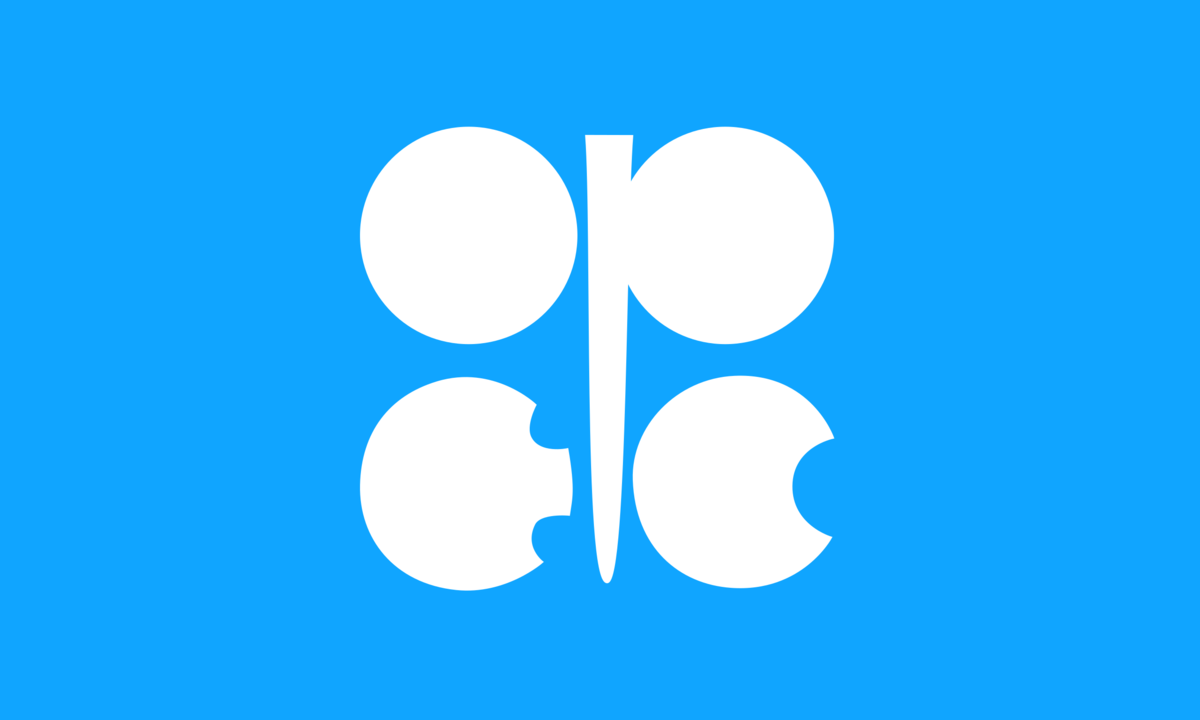 Flagg med OPECs logo