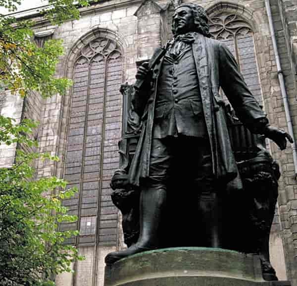Bach-monumentet i Leipzig